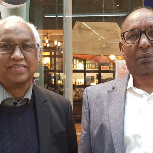 Ahmed Egal and Hassan Mohamud in Stockholm