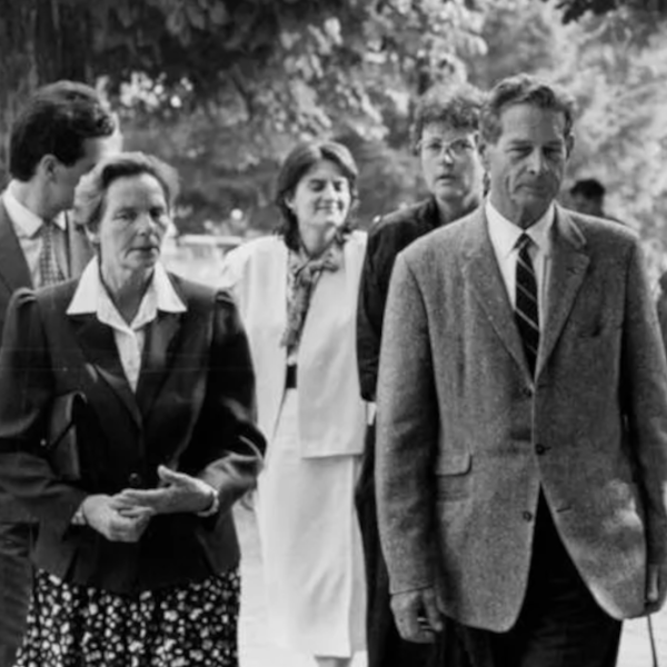 King Michael of Romania, Queen Anne and young Romanians in Caux 1990